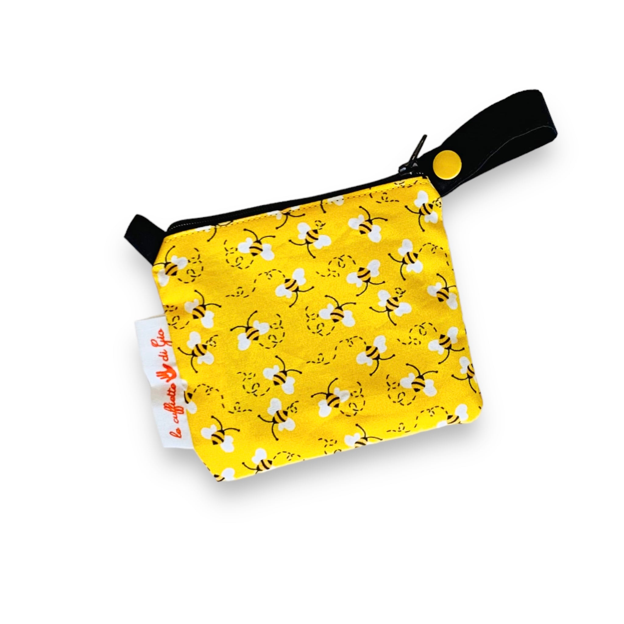 Borsellino portamonete apine giallo