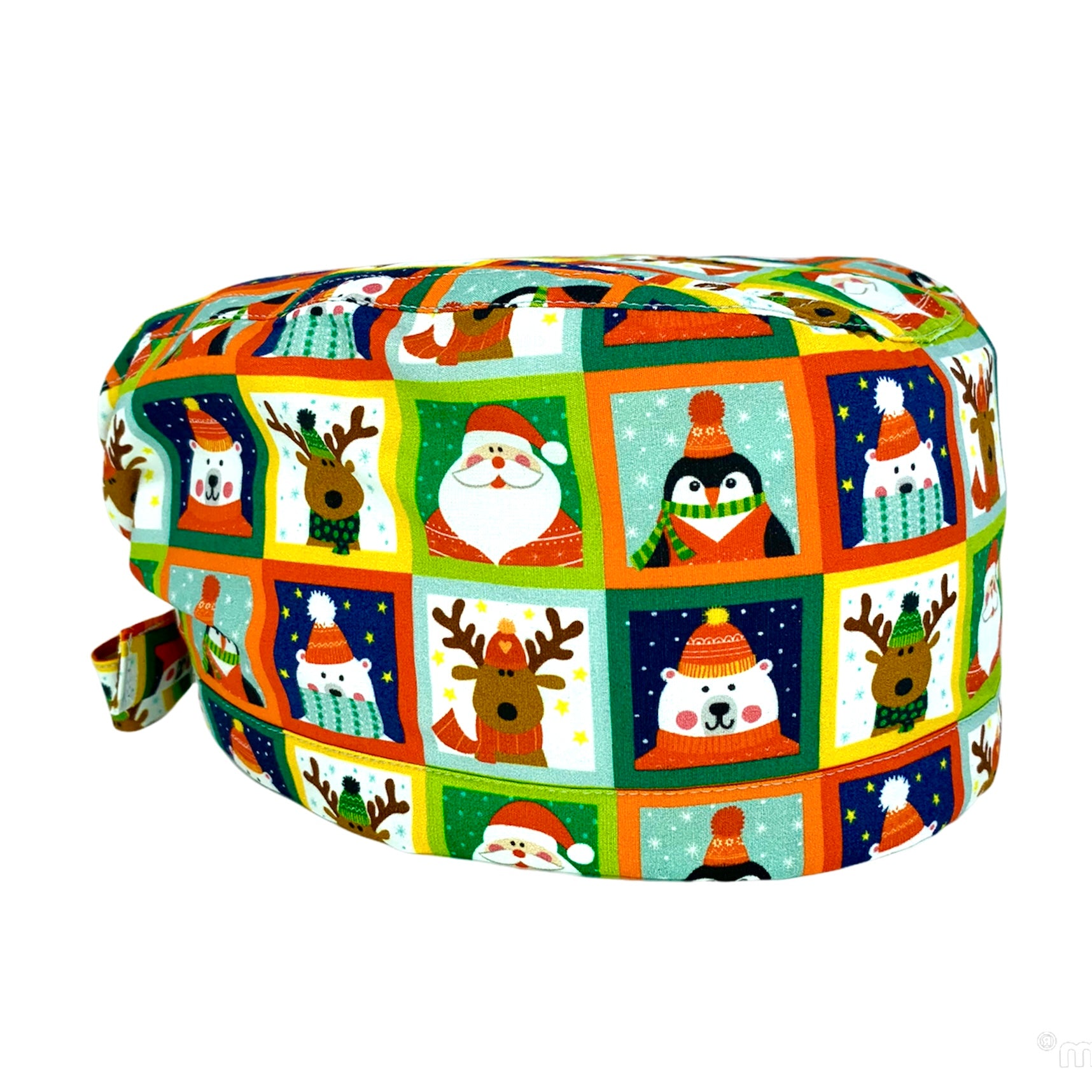 Una serie di ritratti dei protagonisti del Natale: Babbo Natale, la renna, il pupazzo di neve, un orso polare, un pinguino, ci sono proprio tutti!