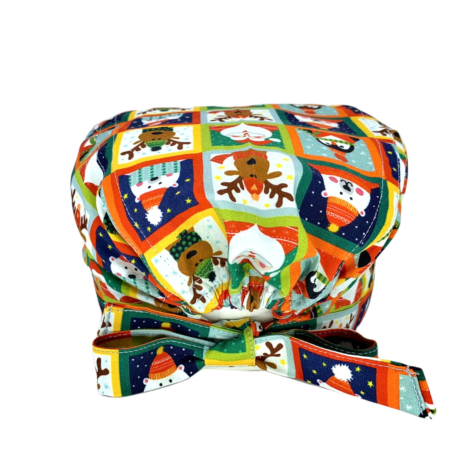 Una serie di ritratti dei protagonisti del Natale: Babbo Natale, la renna, il pupazzo di neve, un orso polare, un pinguino, ci sono proprio tutti!