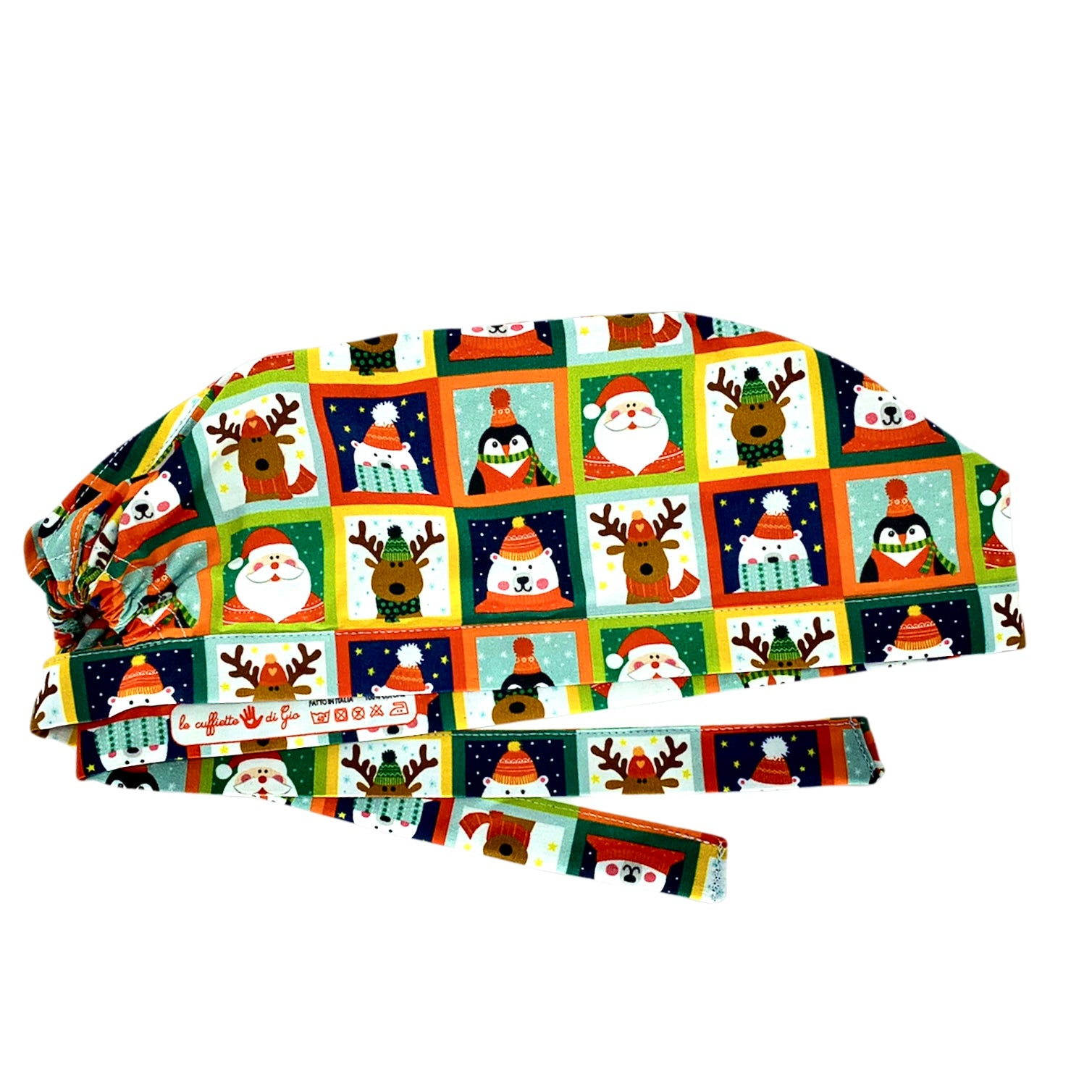 Una serie di ritratti dei protagonisti del Natale: Babbo Natale, la renna, il pupazzo di neve, un orso polare, un pinguino, ci sono proprio tutti!