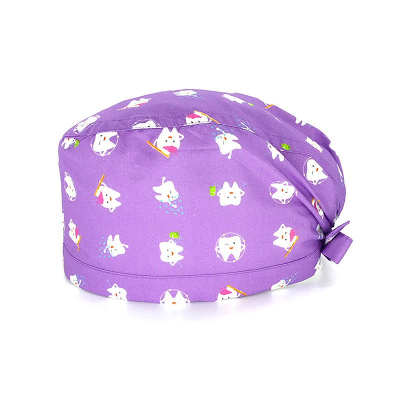 Una simpatica fantasia per dentisti e igienisti dentali, classica e sobria, con tanti piccoli denti che promuovono una corretta igiene orale. Il colore rimane protagonista, qui sfondo lilla