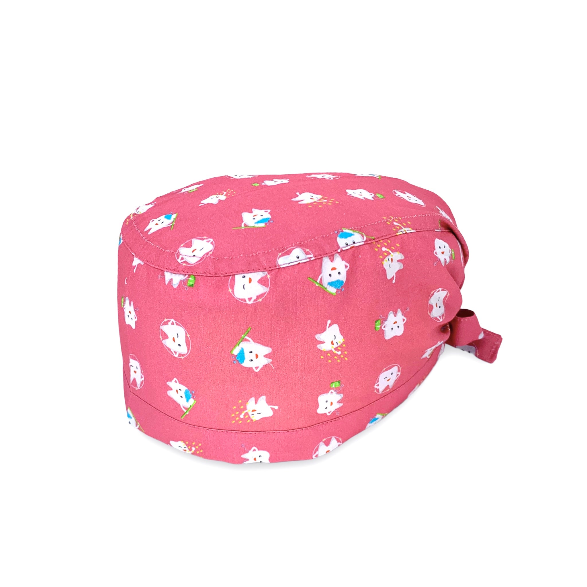 Una simpatica fantasia per dentisti e igienisti dentali, classica e sobria, con tanti piccoli denti che promuovono una corretta igiene orale. Il colore rimane protagonista, qui sfondo rosa