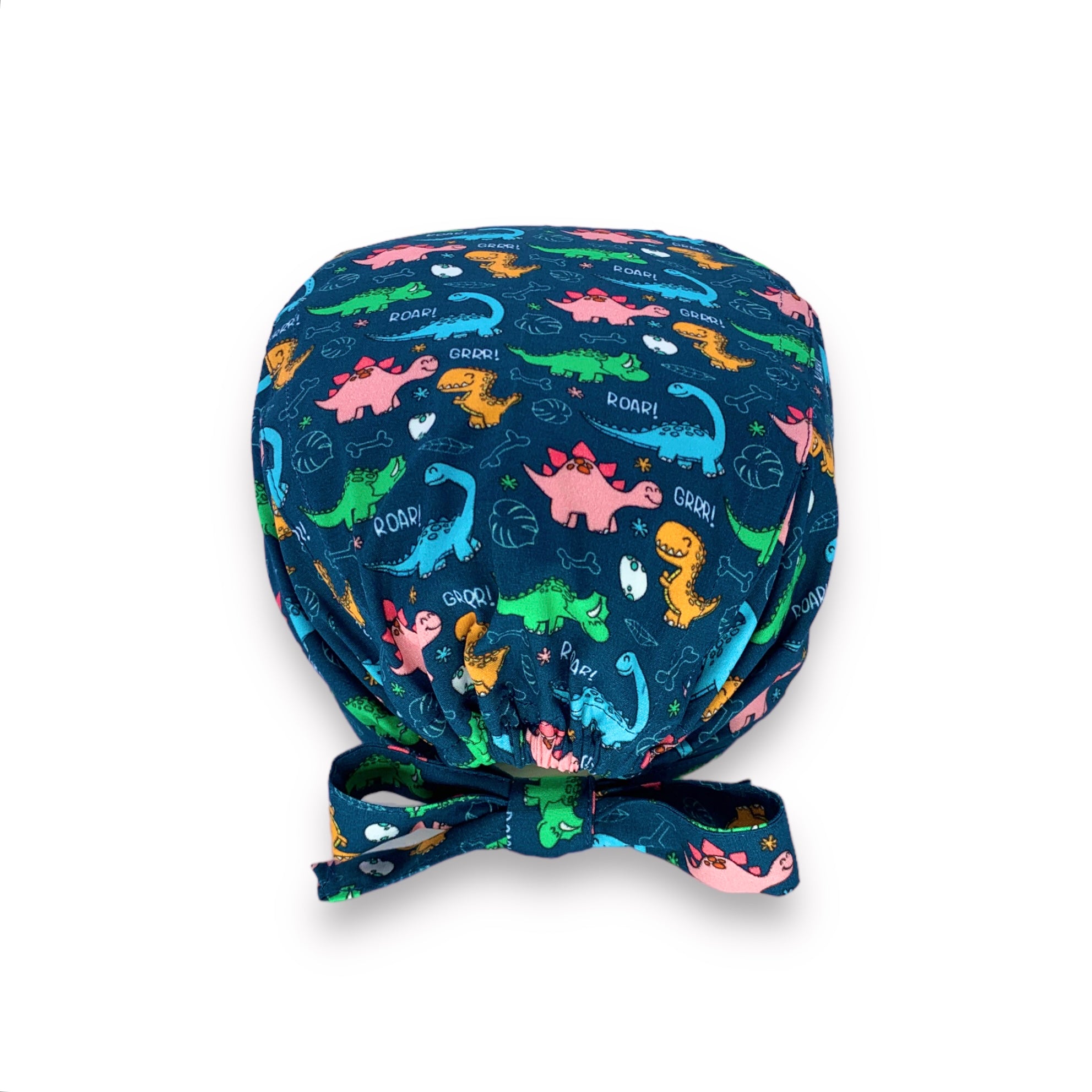 Tanti irresistibili dinosauri colorati su sfondo blu per attirare l'attenzione dei tuoi piccoli pazienti pediatrici!