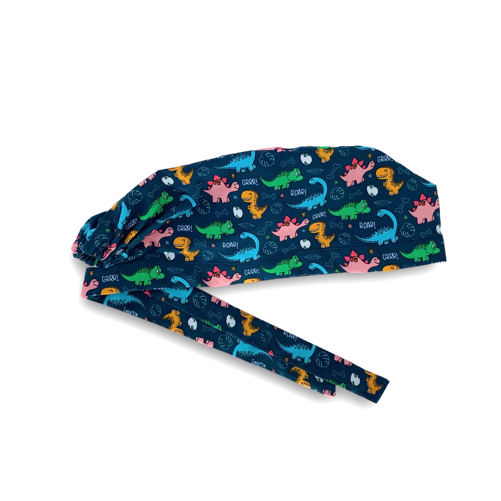 Tanti irresistibili dinosauri colorati su sfondo blu per attirare l'attenzione dei tuoi piccoli pazienti pediatrici!