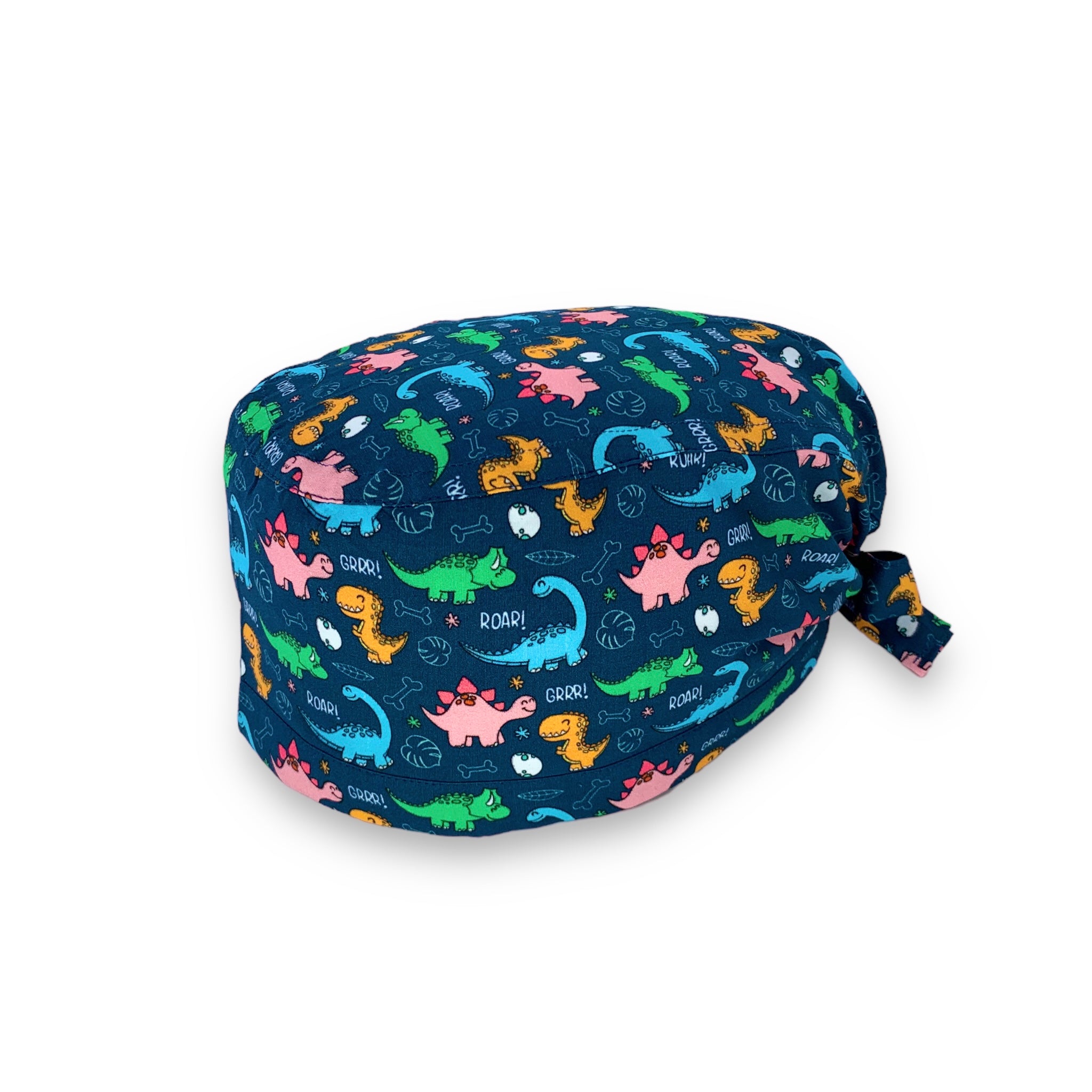 Tanti irresistibili dinosauri colorati su sfondo blu per attirare l'attenzione dei tuoi piccoli pazienti pediatrici!