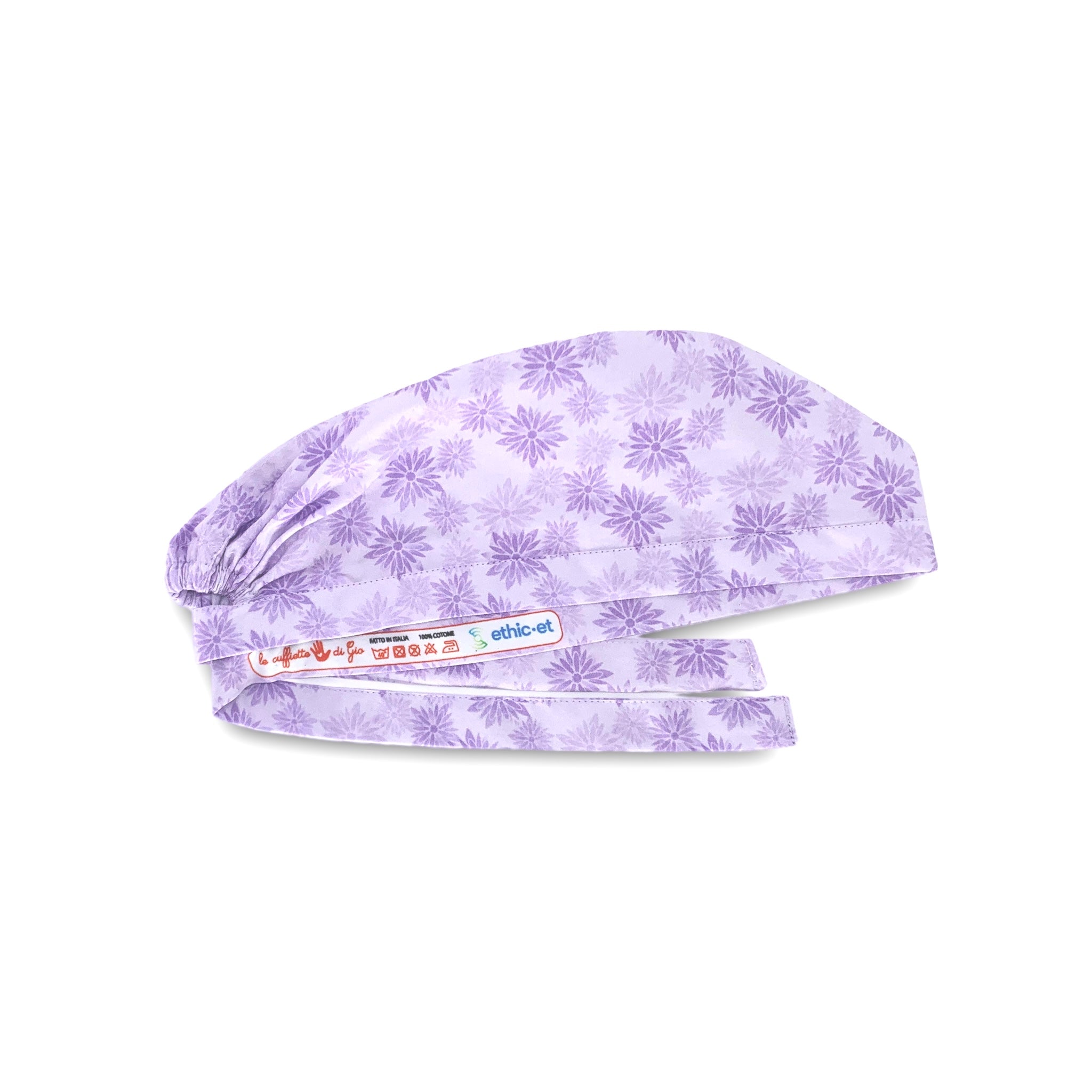 La cuffietta con fiori lilla che Meredith Grey indossa nelle stagioni più recenti di Grey's Anatomy