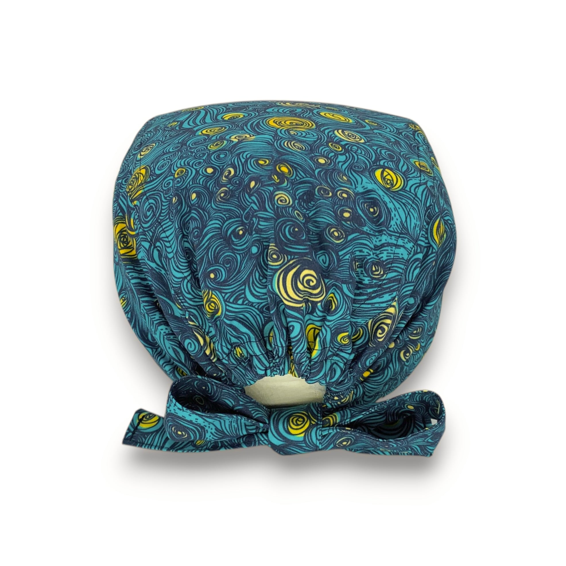 Un design che ricorda il quadro La Notte Stellata di Van Gogh, un classico che rende luminosa ed artistica questa cuffietta