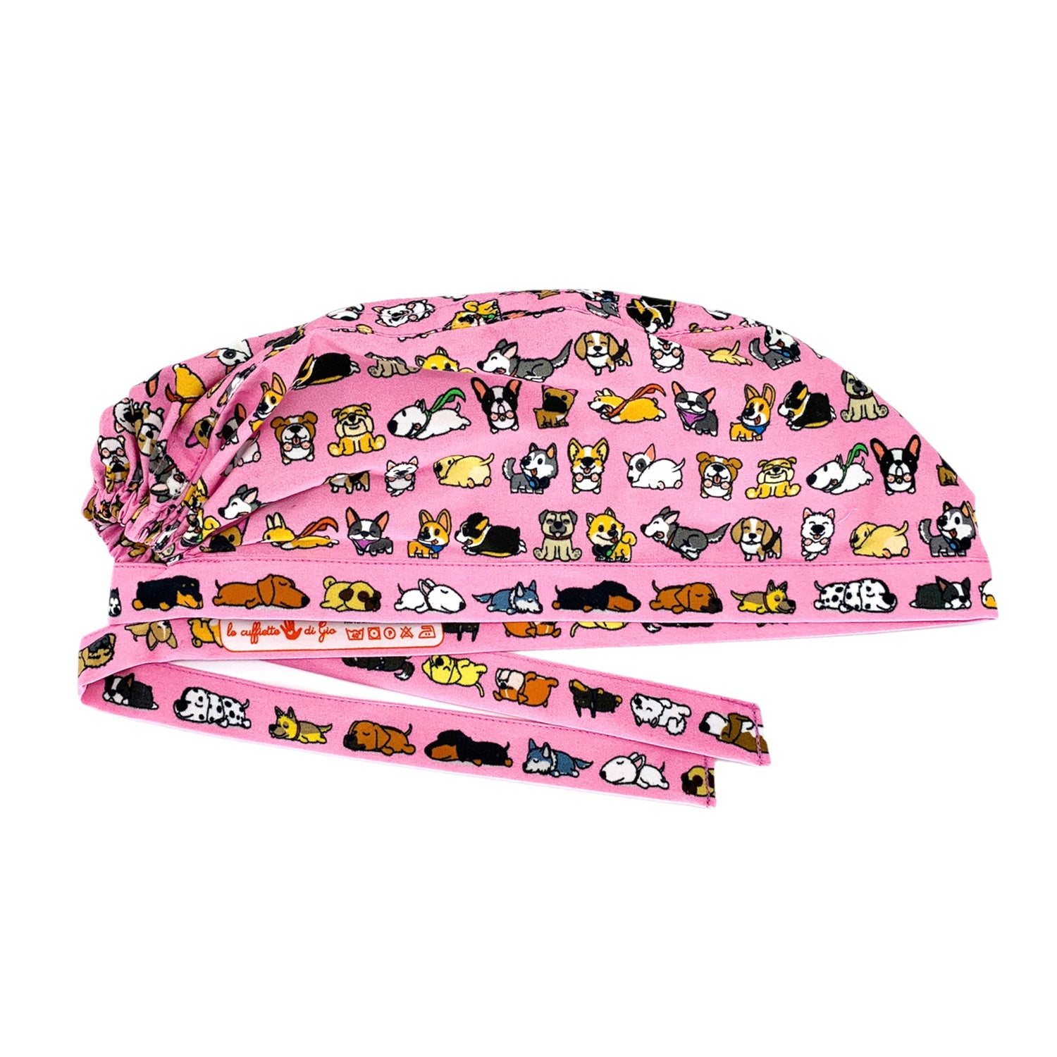 Tanti deliziosi cagnolini si rincorrono, dormono e fanno le smorfie! Irresistibili! Sfondo rosa