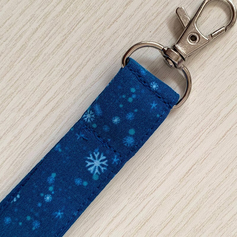 Laccetto portabadge "Fiocchi di neve"