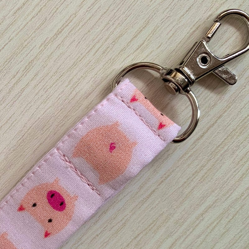 Laccetto portabadge "Maialini"