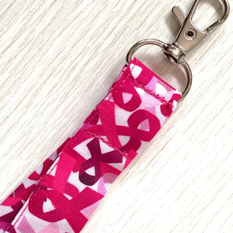 Laccetto portabadge "Pink Ribbons"