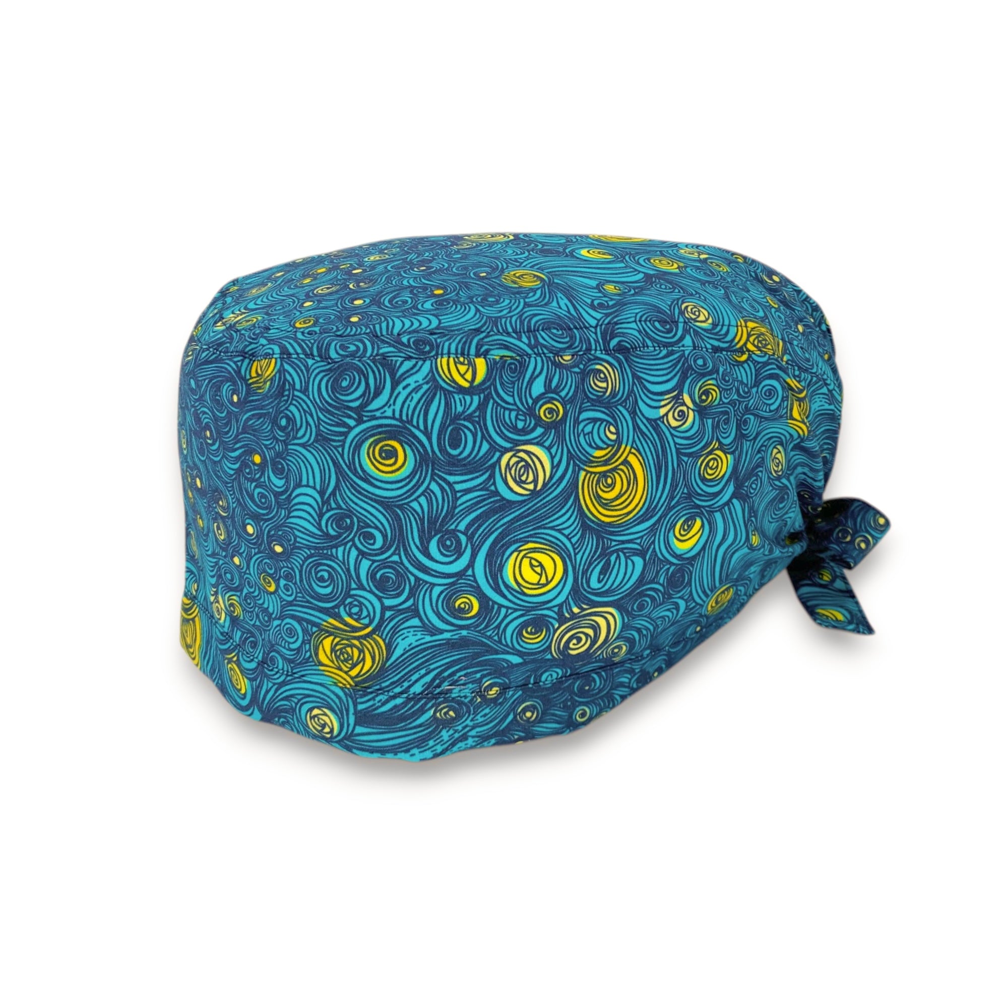 Un design che ricorda il quadro La Notte Stellata di Van Gogh, un classico che rende luminosa ed artistica questa cuffietta