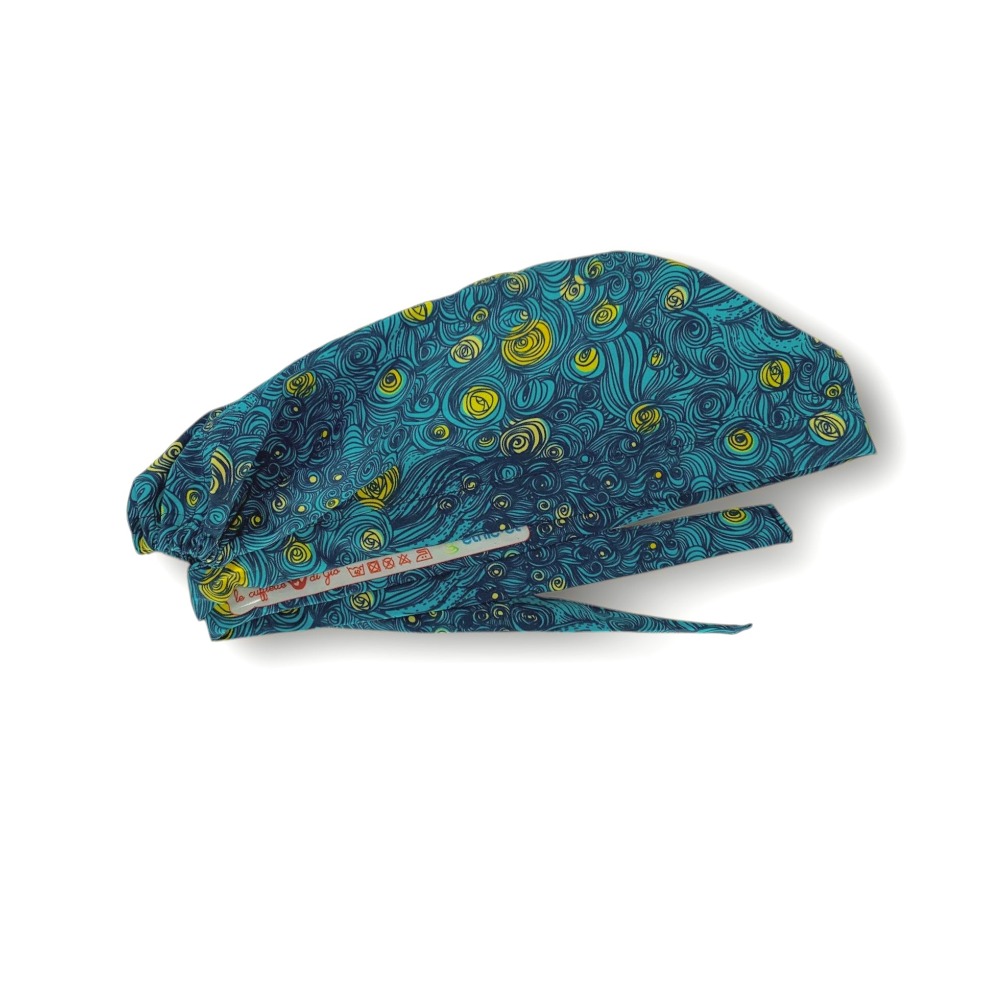 Un design che ricorda il quadro La Notte Stellata di Van Gogh, un classico che rende luminosa ed artistica questa cuffietta